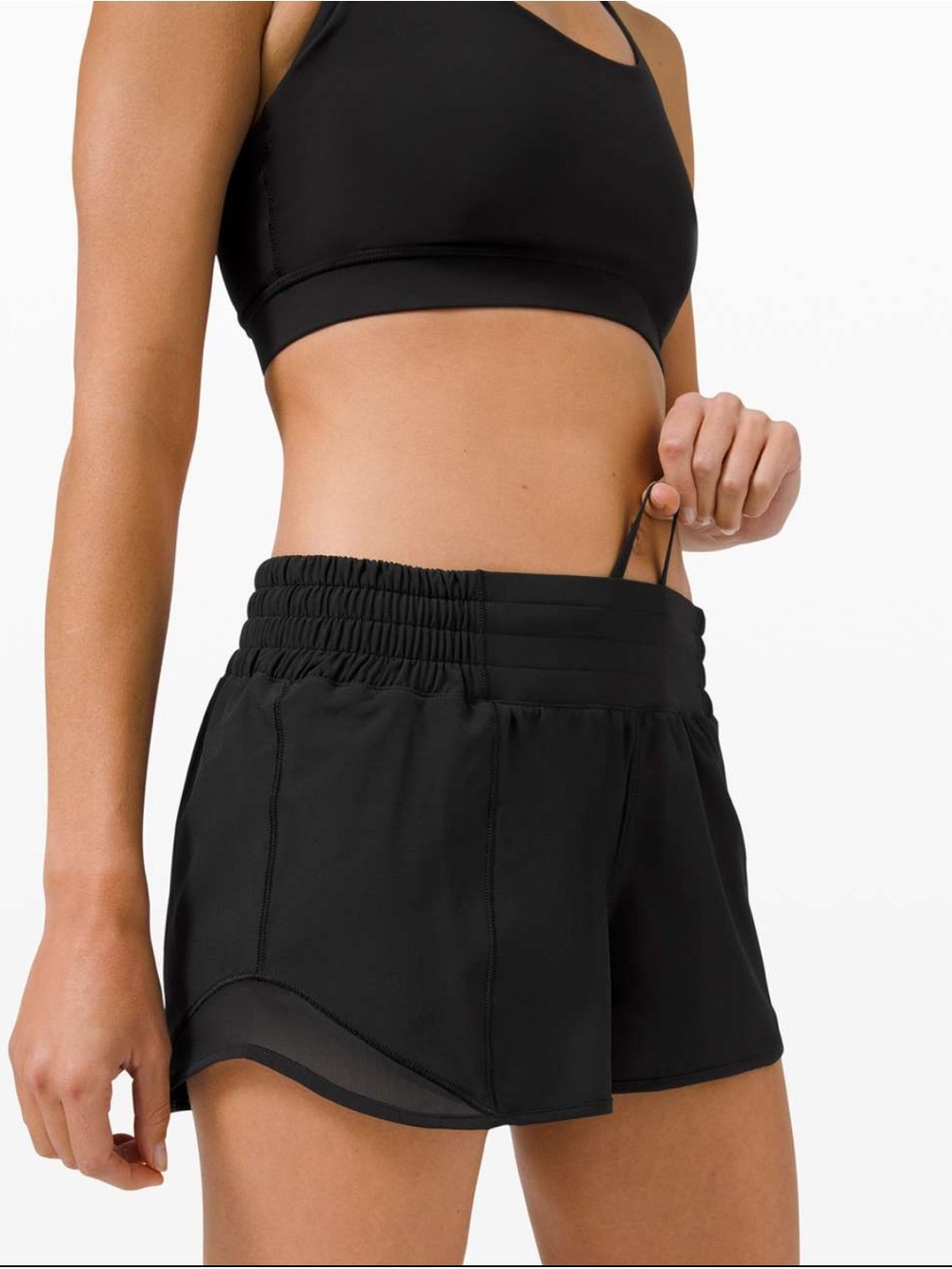 lululemon Black Women’s Athletic Running Shorts